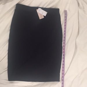 Philosophy pointe pencil skirt, navy, size 4